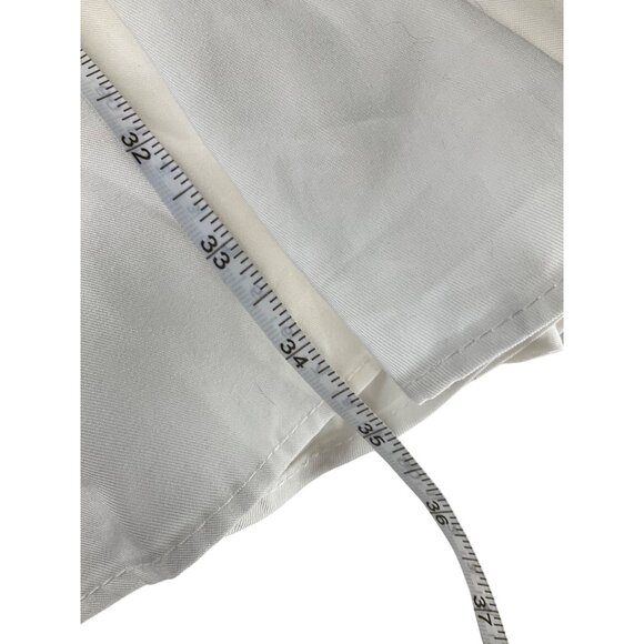 Palms Away White Flowy Long-Sleeve Tunic Dress boutique M coastal minimalist - Picture 4 of 7